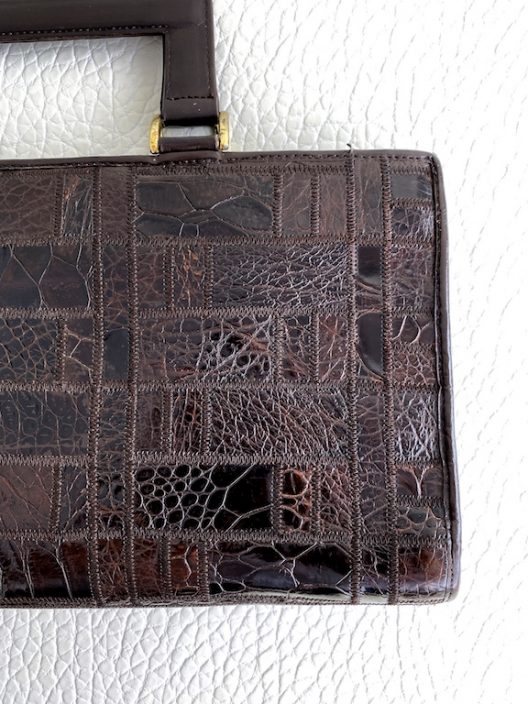 Vintage Crocodile Handbag