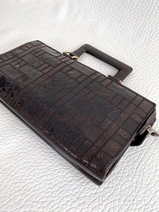 Vintage Crocodile Handbag