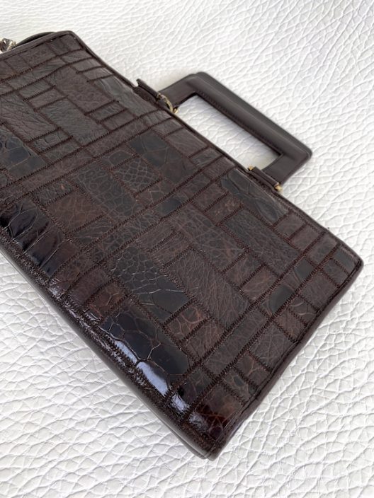 Vintage Crocodile Handbag
