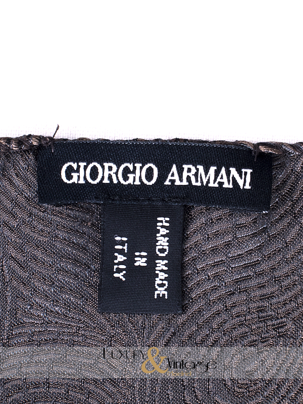 armani shirt label