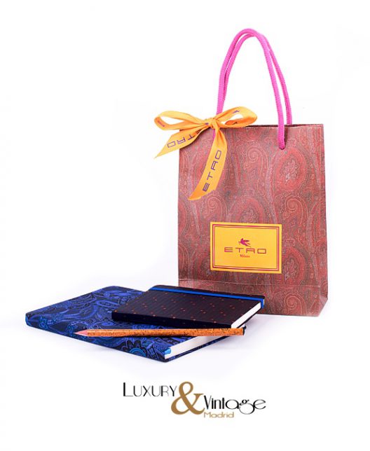Etro notebook & pocket notebook whit pencil
