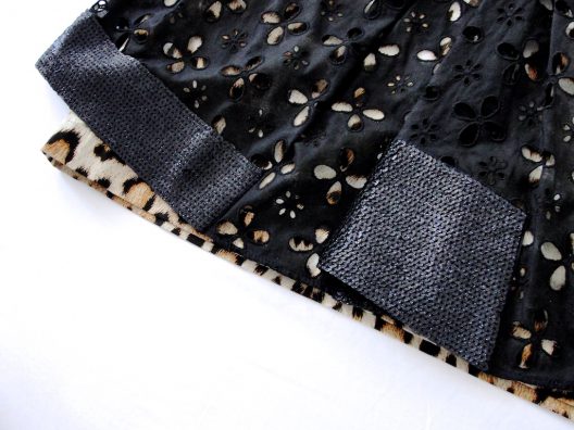 RARE Roberto Cavalli Animal Print with Sequins Mini Skirt