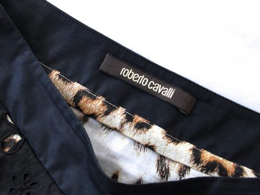 RARE Roberto Cavalli Animal Print with Sequins Mini Skirt
