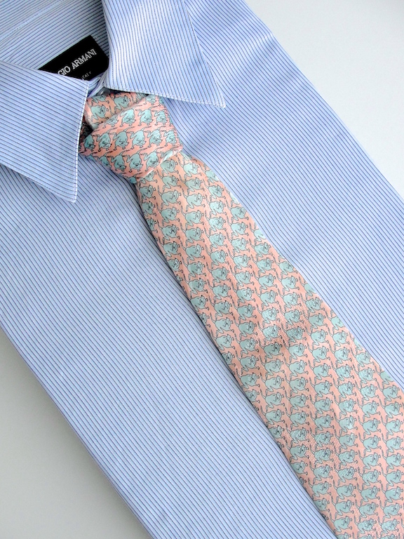 Brioni Pink Neck Tie