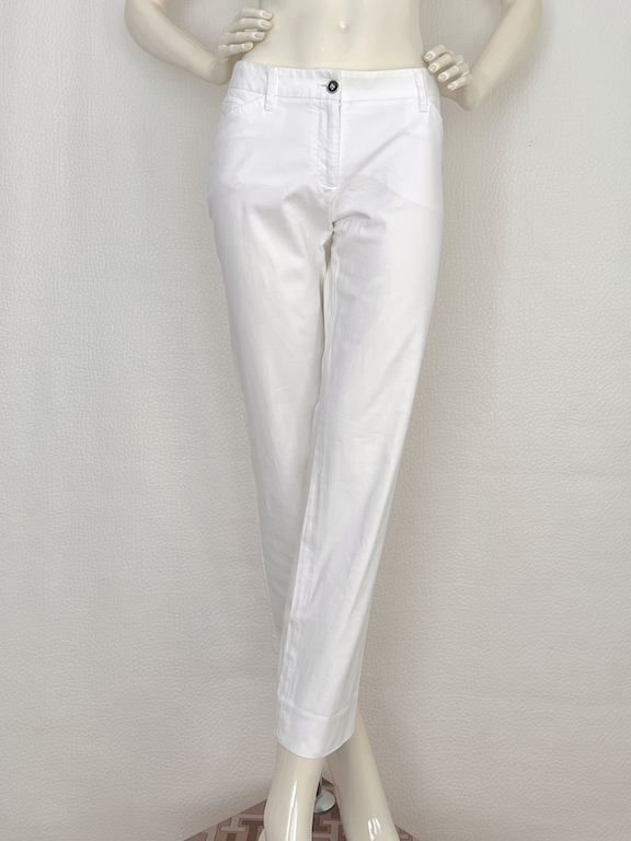 Dolce & Gabbana White Slim Jeans