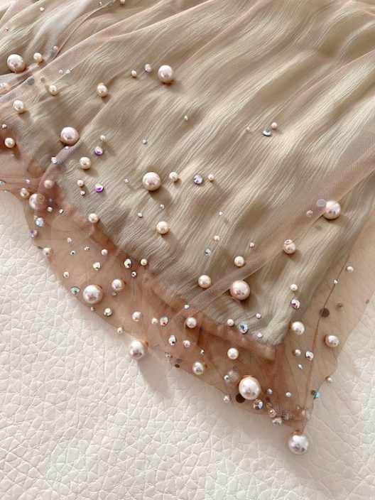 Fendi Silk Top With Rhinestones