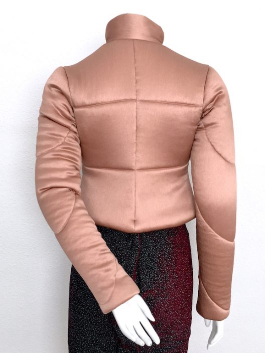 Alvarno Short Pink Silk Jacket " Unique Pieces Collection "