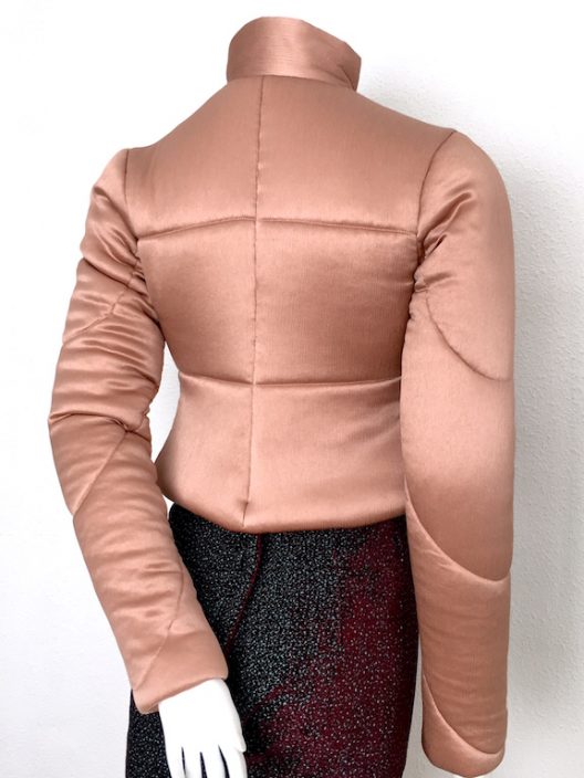 Alvarno Short Pink Silk Jacket " Unique Pieces Collection "