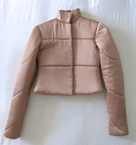 Alvarno Short Pink Silk Jacket " Unique Pieces Collection "