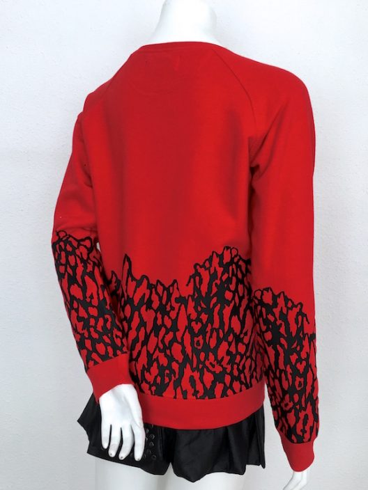 Alvarno Sweater Matt Print and Swarovski Crystals - Unique Pieces Collection