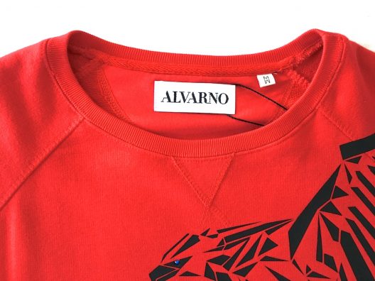 Alvarno Sweater Matt Print and Swarovski Crystals - Unique Pieces Collection