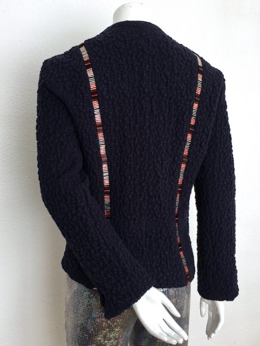 Alvarno Wool Jacket with Swarovski Crystals Details