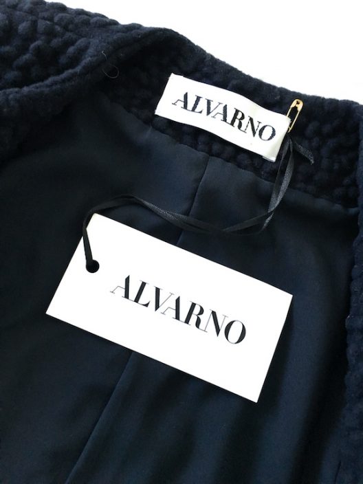 Alvarno Wool Jacket with Swarovski Crystals Details