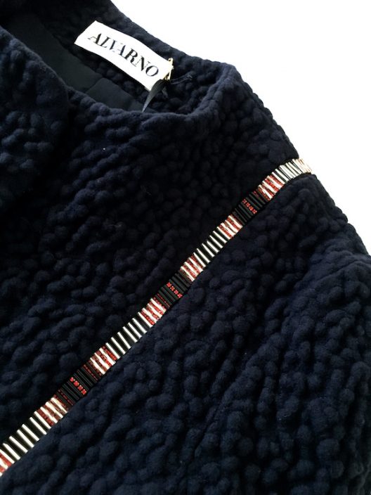 Alvarno Wool Jacket with Swarovski Crystals Details