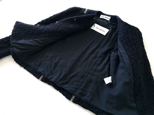 Alvarno Wool Jacket with Swarovski Crystals Details