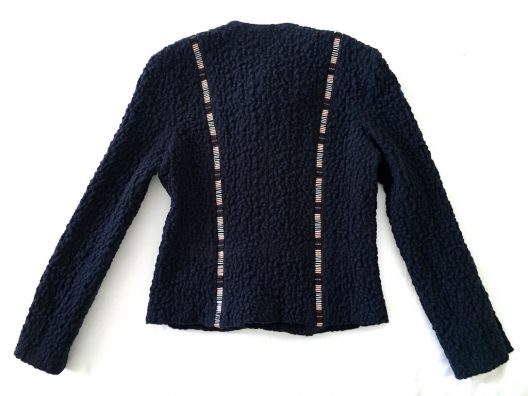 Alvarno Wool Jacket with Swarovski Crystals Details