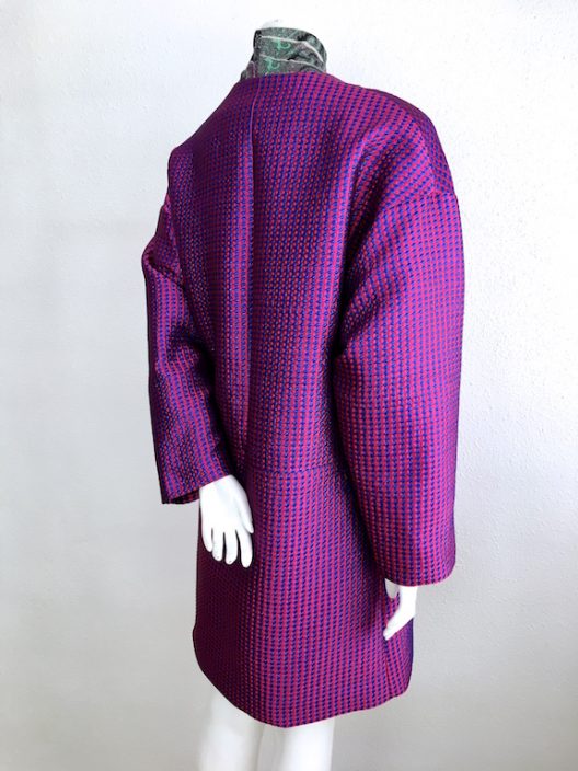 Alvarno Jacquard Lurex Evening Coat - Unique Pieces Collection