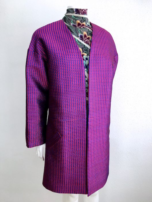 Alvarno Jacquard Lurex Evening Coat - Unique Pieces Collection