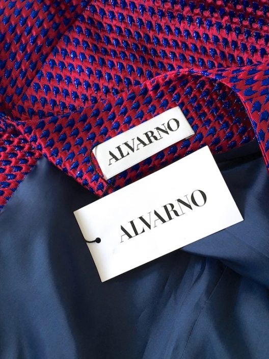 Alvarno Jacquard Lurex Evening Coat - Unique Pieces Collection