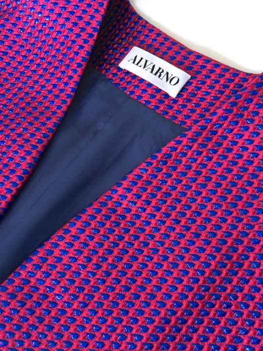 Alvarno Jacquard Lurex Evening Coat - Unique Pieces Collection