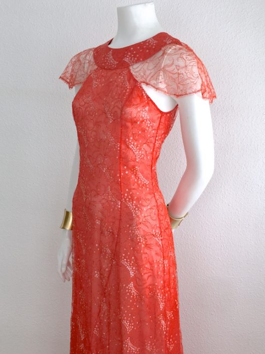 Alvarno Evening Long Lace Dress - Unique Pieces Collection