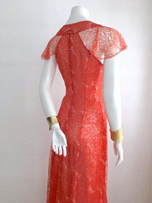 Alvarno Evening Long Lace Dress - Unique Pieces Collection