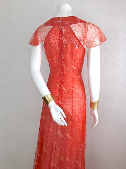 Alvarno Evening Long Lace Dress - Unique Pieces Collection