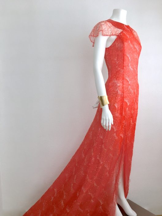 Alvarno Evening Long Lace Dress - Unique Pieces Collection