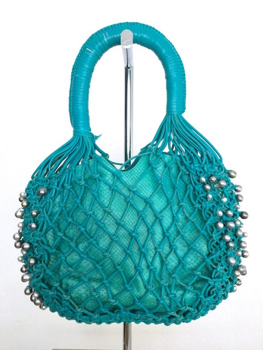 Robert WAN | Best Tahitian Pearls Leather-Python Hobo Bag Limited Edition