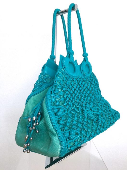 Robert WAN | Best Tahitian Pearls Leather-Python Tote Bag Limited Edition
