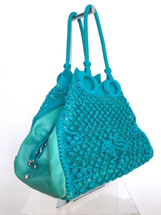Robert WAN | Best Tahitian Pearls Leather-Python Tote Bag Limited Edition