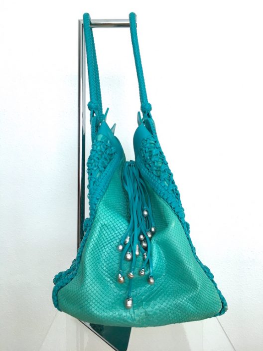 Robert WAN | Best Tahitian Pearls Leather-Python Tote Bag Limited Edition