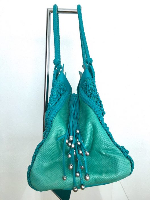 Robert WAN | Best Tahitian Pearls Leather-Python Tote Bag Limited Edition