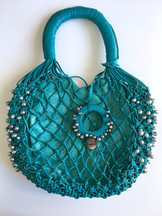 Robert WAN | Best Tahitian Pearls Leather-Python Hobo Bag Limited Edition