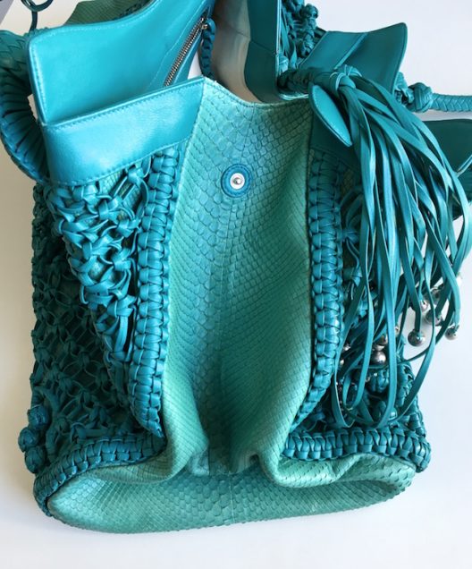 Robert WAN | Best Tahitian Pearls Leather-Python Tote Bag Limited Edition
