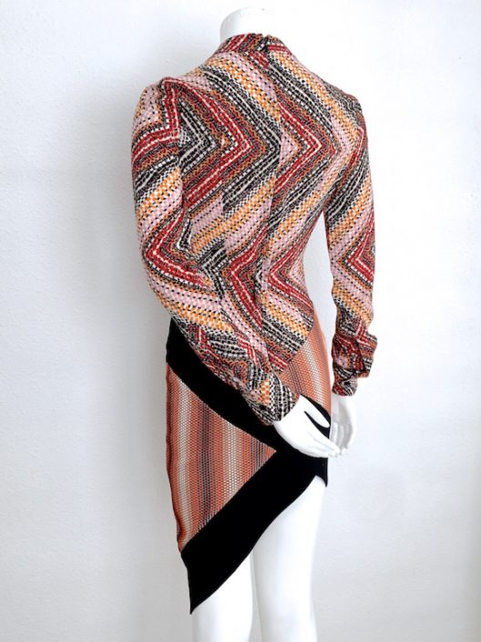 Alvarno Asymmetrical Silk Dress