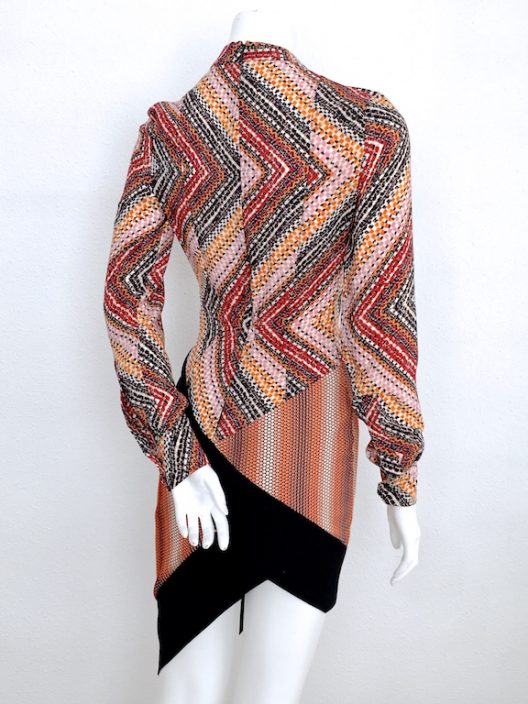 Alvarno Asymmetrical Silk Dress