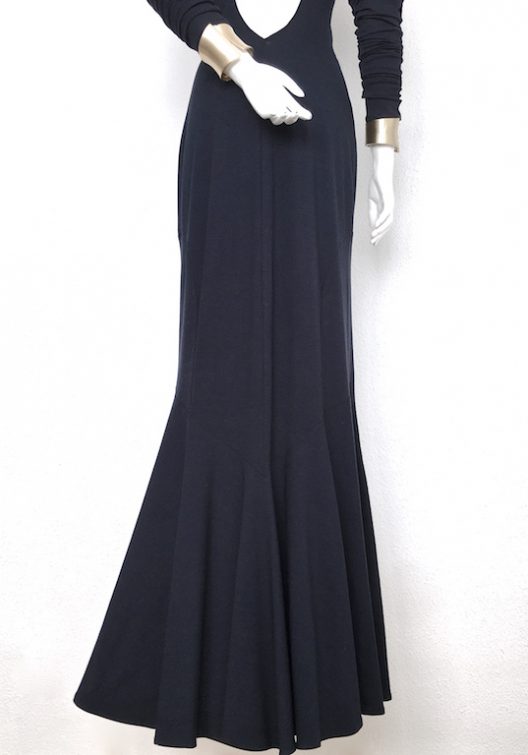 Alvarno Mermaid Cut Evening Long Dress
