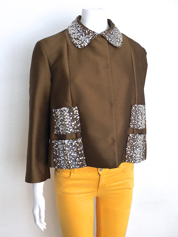 Alvarno Jacket With Sequins & Swarovski Crystals Details