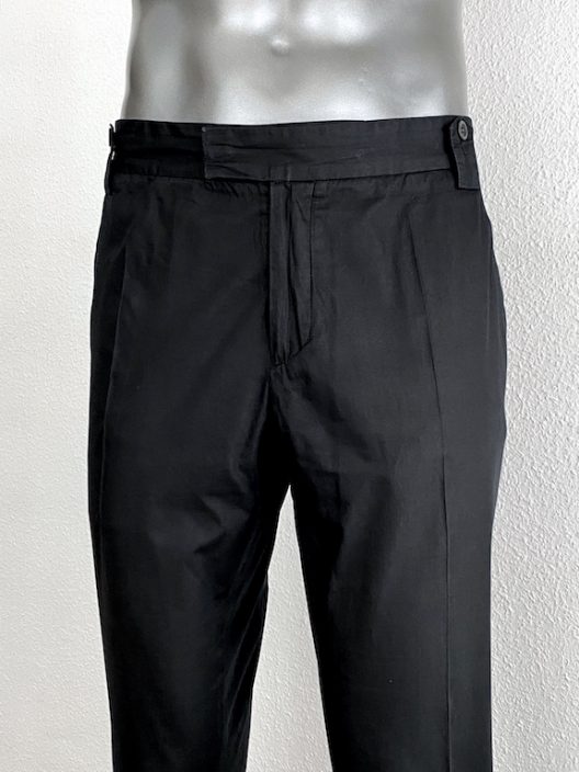 Dior Homme by Hedi Slimane Black Cotton Pants