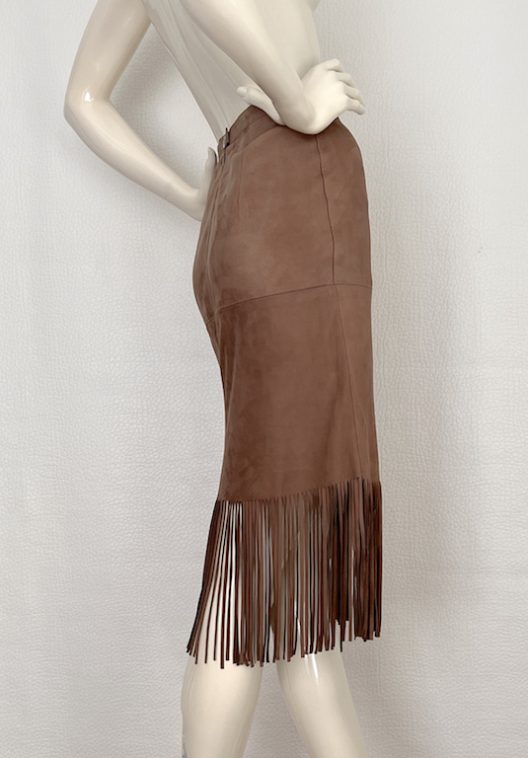 Escada Suede Pencil Skirt