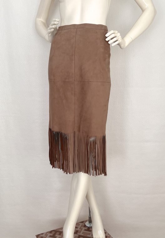 Escada Suede Pencil Skirt
