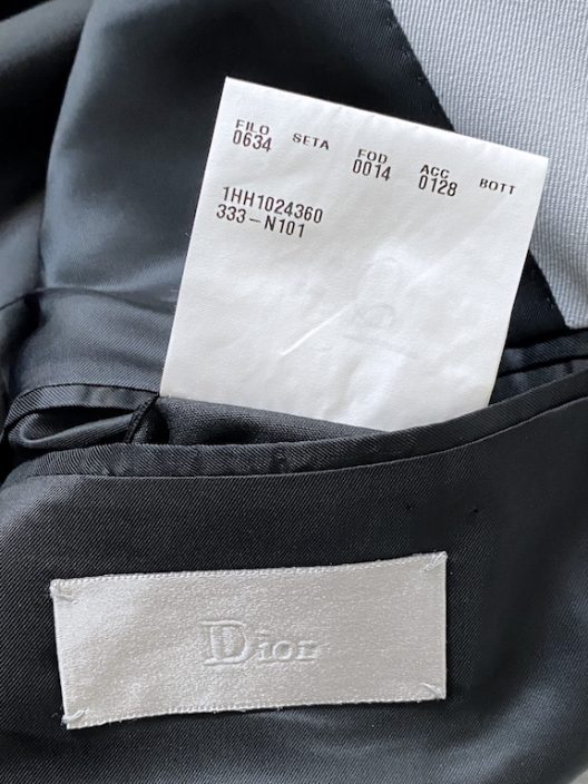 VERY RARE JACKET DIOR HOMME FW01 "Soilitaire" Collection By Hedi Slimane
