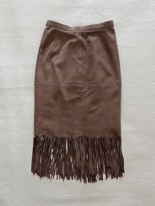 Escada Suede Pencil Skirt