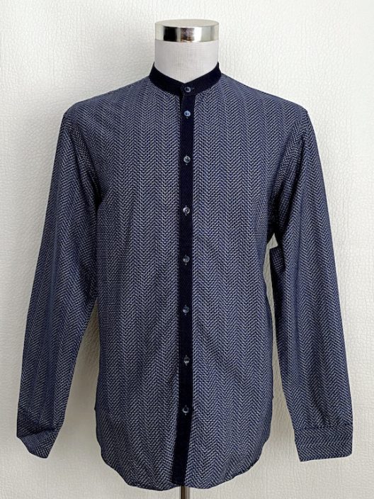 Giorgio Armani Collarless Dress Shirt