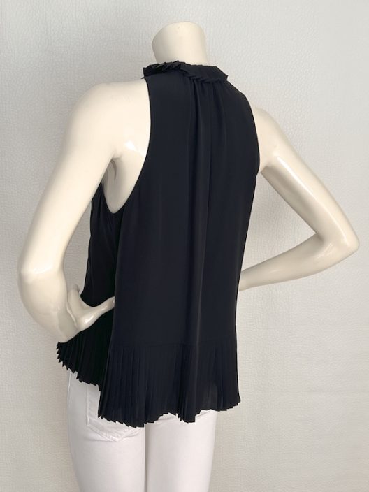 Roberto Cavalli Top pleated silk