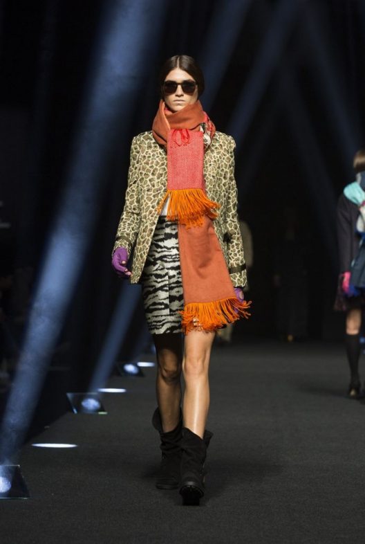 Stole - Foulard with patchwork details