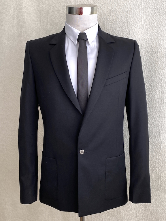 Collector's Piece Karl Lagerfeld for H&M Black Wool Slim Fit Jacket