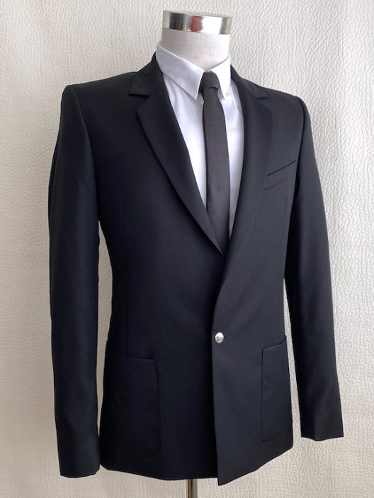 Collector's Piece Karl Lagerfeld for H&M Black Wool Slim Fit Jacket
