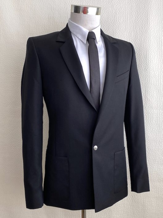 Collector’s Piece Karl Lagerfeld for H&M Black Wool Slim Fit Jacket ...